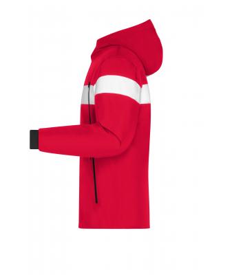 Men Men's Wintersport Jacket Light-red/white 10545