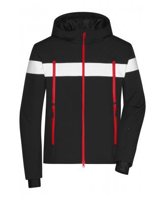 Heren Men's Wintersport Jacket Zwart/wit 10545