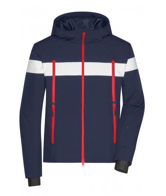 Heren Men's Wintersport Jacket Navy/wit 10545