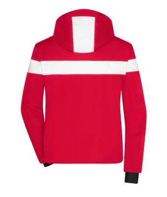 Heren Men's Wintersport Jacket Lichtrood/wit 10545