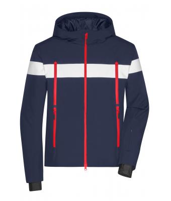 Homme Veste hiver homme Marine/blanc 10545