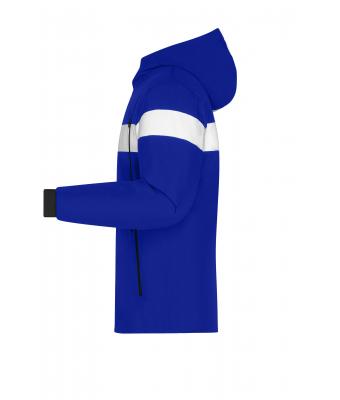 Homme Veste hiver homme Bleu-électrique/blanc 10545