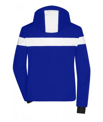 Homme Veste hiver homme Bleu-électrique/blanc 10545