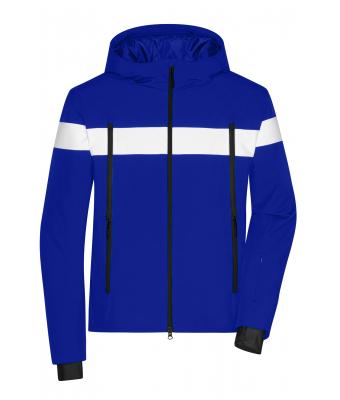 Homme Veste hiver homme Bleu-électrique/blanc 10545
