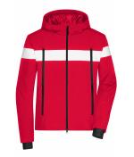 Homme Veste hiver homme Rouge-clair/blanc 10545