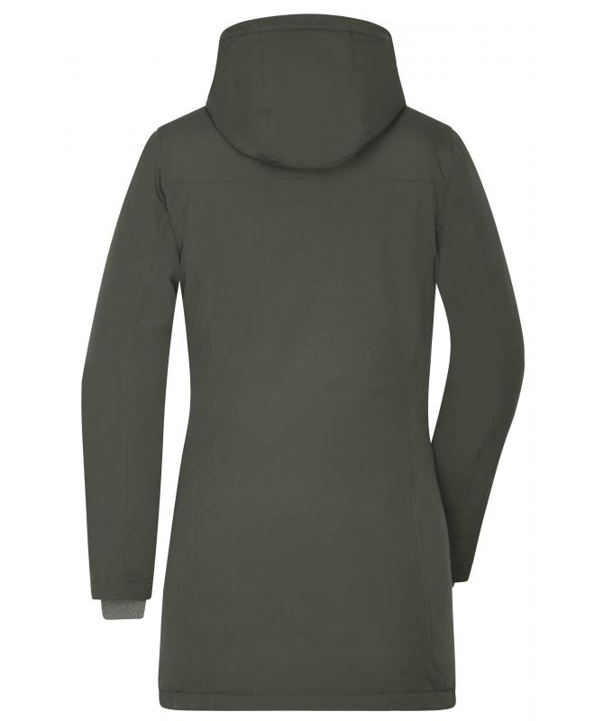 Damen Ladies' Business Parka Olive-green 10546