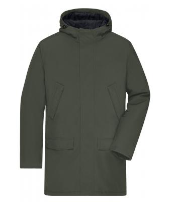 Men Men's Business Parka Olive-green 10547