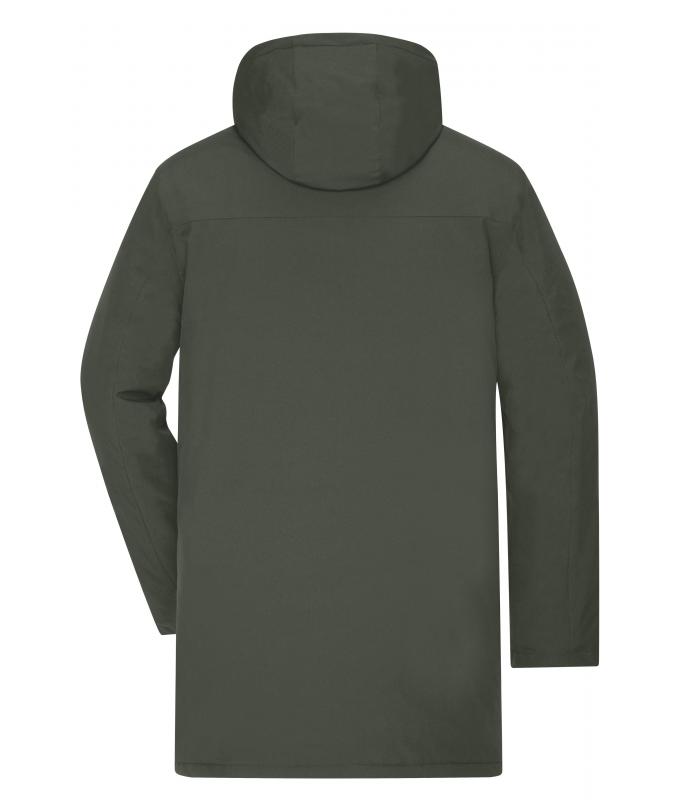 Homme Parka Business homme Olive-vert 10547