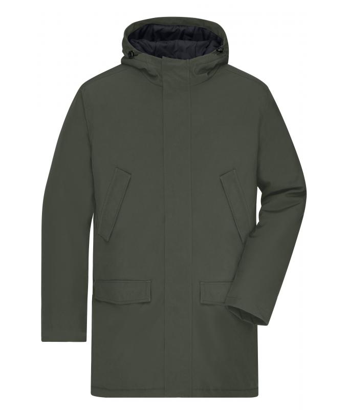 Homme Parka Business homme Olive-vert 10547