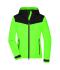 Dames Ladies' Allweather Jacket Felgroen/zwart 10549