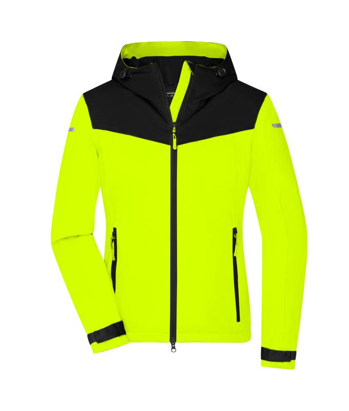 Damen Ladies' Allweather Jacket Bright-yellow/black 10549