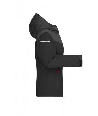 Femme Veste 4 saisons pour femmes   GRS Noir/carbone/rouge-clair 10549