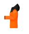 Femme Veste 4 saisons pour femmes Orange-fluo/noir 10549