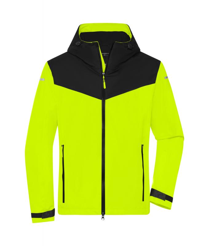 Herren Men's Allweather Jacket Bright-yellow/black 10550