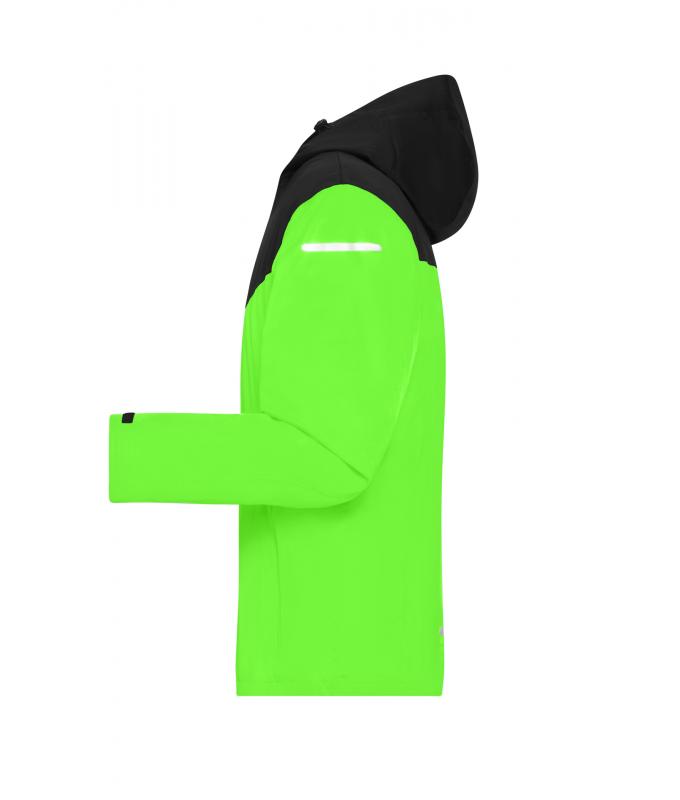 Men Men's Allweather Jacket Bright-green/black 10550