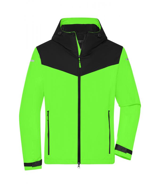 Men Men's Allweather Jacket Bright-green/black 10550