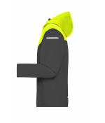 Men Men's Allweather Jacket Carbon/bright-yellow/carbon 10550