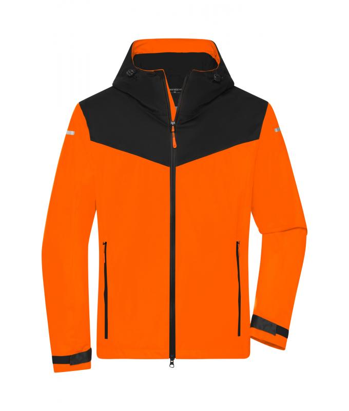 Men Men's Allweather Jacket Neon-orange/black 10550