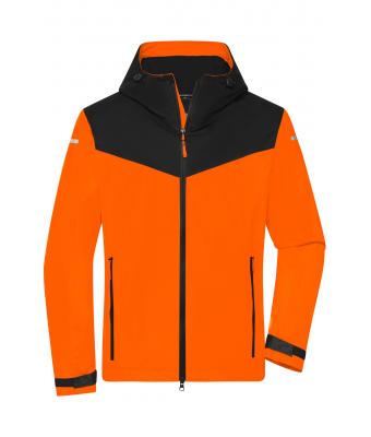 Heren Men's Allweather Jacket Neon oranje/zwart 10550