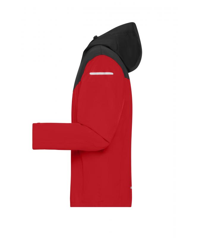 Men Men's Allweather Jacket Light-red/black/light-red 10550