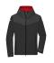 Homme Veste 4 saisons pour hommes Noir/carbone/rouge-clair 10550