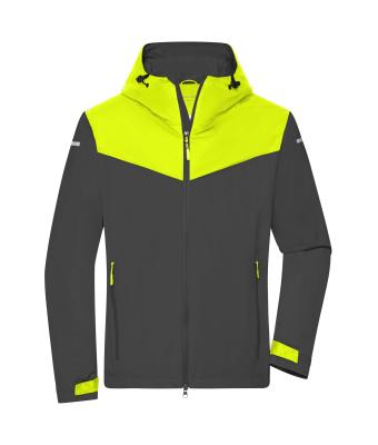 Homme Veste 4 saisons pour hommes Carbone/jaune-vif/carbone 10550