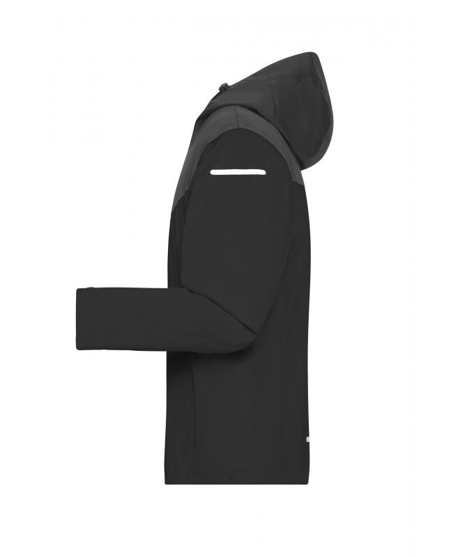 Homme Veste 4 saisons pour hommes Noir/carbone/rouge-clair 10550