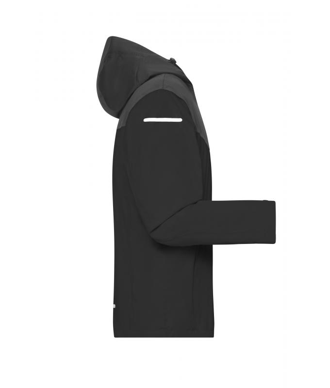 Homme Veste 4 saisons pour hommes Noir/carbone/rouge-clair 10550