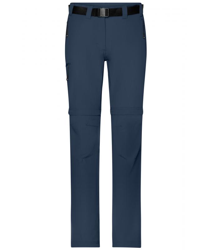 Damen Ladies' Zip-Off Trekking Pants Navy 8600