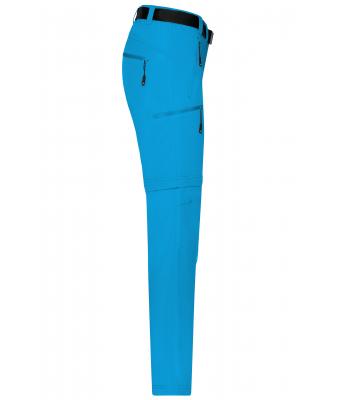 Damen Ladies' Zip-Off Trekking Pants Bright-blue 8600