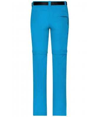 Damen Ladies' Zip-Off Trekking Pants Bright-blue 8600