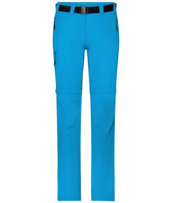 Damen Ladies' Zip-Off Trekking Pants Bright-blue 8600