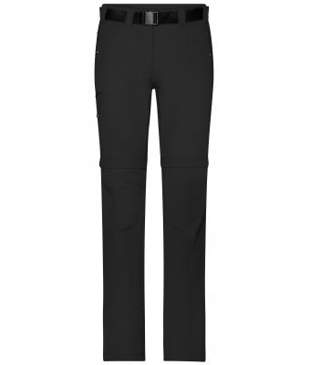 Damen Ladies' Zip-Off Trekking Pants Black 8600
