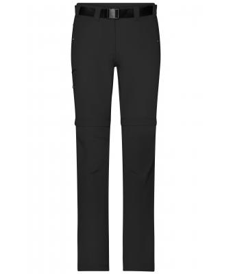 Damen Ladies' Zip-Off Trekking Pants Black 8600