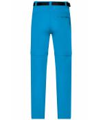 Herren Men's Zip-Off Trekking Pants Bright-blue 8601