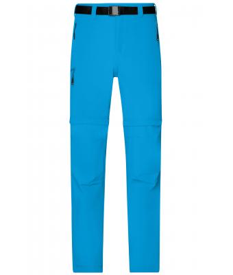 Herren Men's Zip-Off Trekking Pants Bright-blue 8601