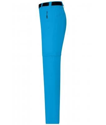 Men Men's Zip-Off Trekking Pants Bright-blue 8601