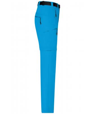Men Men's Zip-Off Trekking Pants Bright-blue 8601