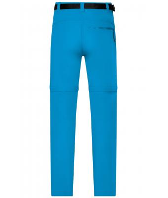 Men Men's Zip-Off Trekking Pants Bright-blue 8601