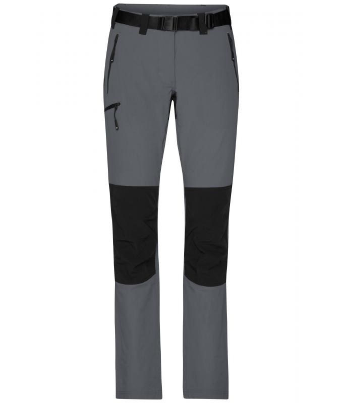 Damen Ladies' Trekking Pants Carbon/black 8604