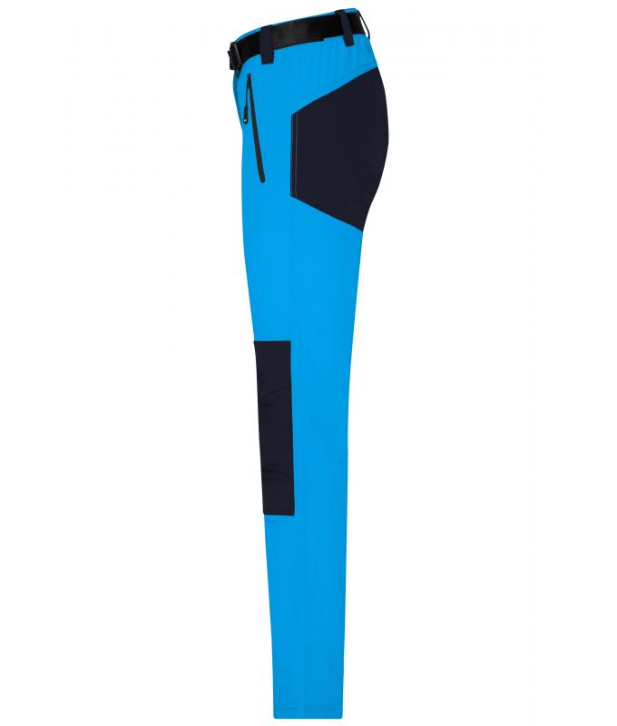 Femme Pantalon trekking femme Bleu-vif/marine 8604