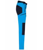 Femme Pantalon trekking femme Bleu-vif/marine 8604