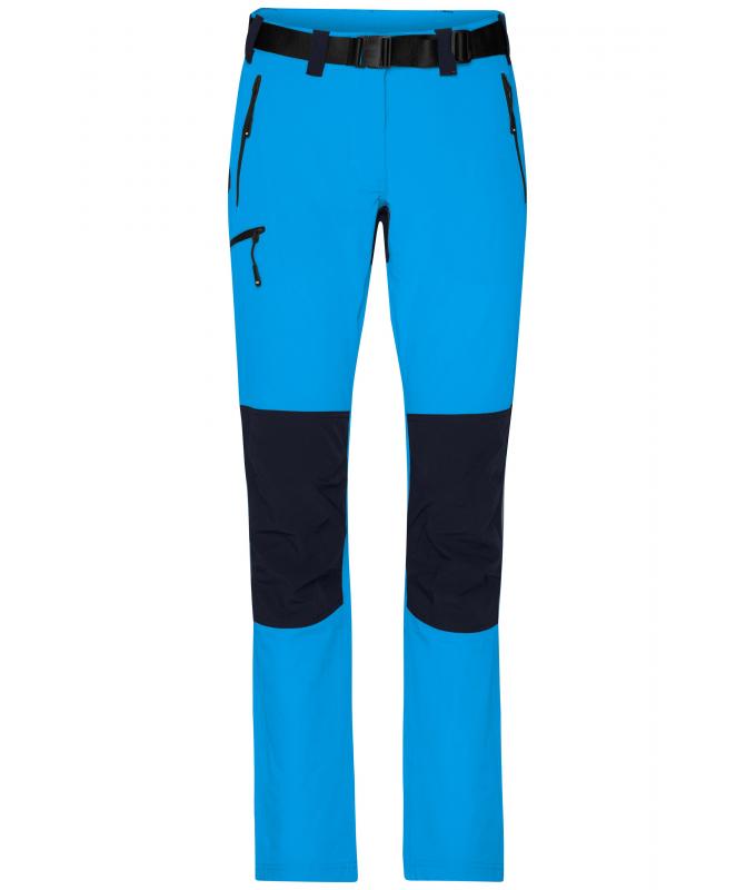 Femme Pantalon trekking femme Bleu-vif/marine 8604