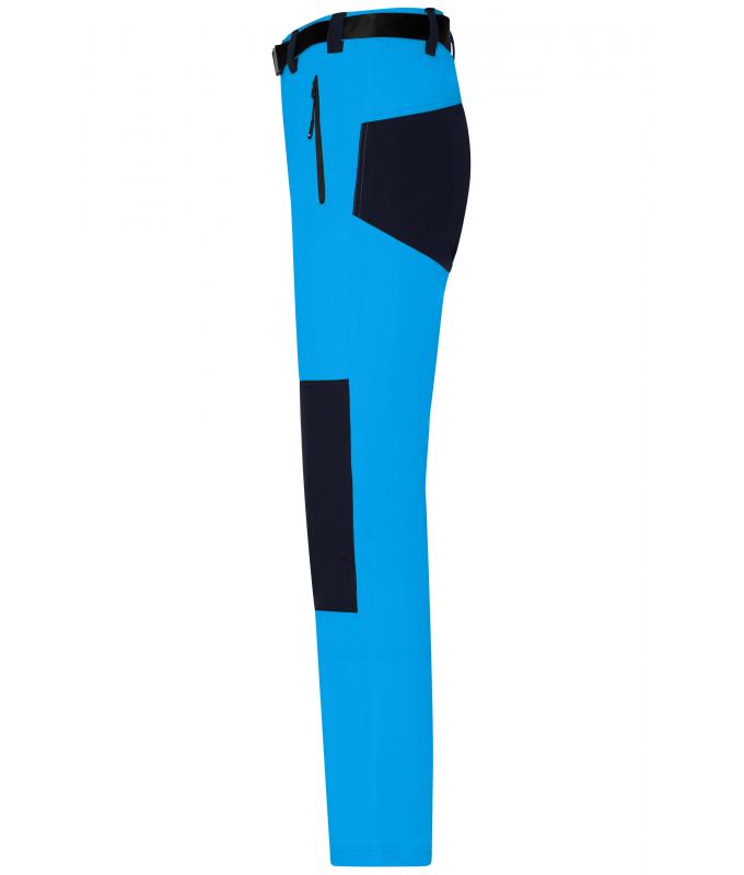 Homme Pantalon trekking homme Bleu-vif/marine 8605