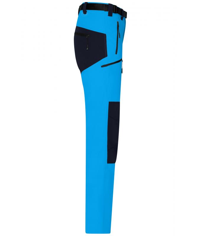 Homme Pantalon trekking homme Bleu-vif/marine 8605