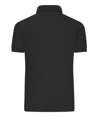 Men Men's Mercerised Polo Black 11171