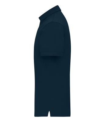 Heren Men's Mercerised Polo Navy 11171