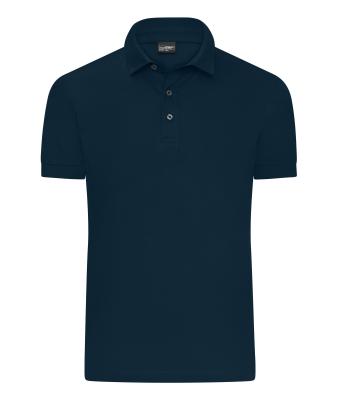 Heren Men's Mercerised Polo Navy 11171