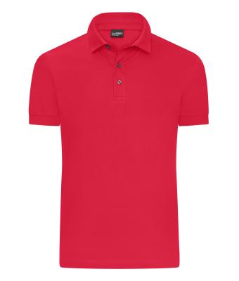 Herren Men's Mercerised Polo Light-red 11171