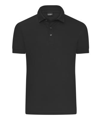 Herren Men's Mercerised Polo Black 11171